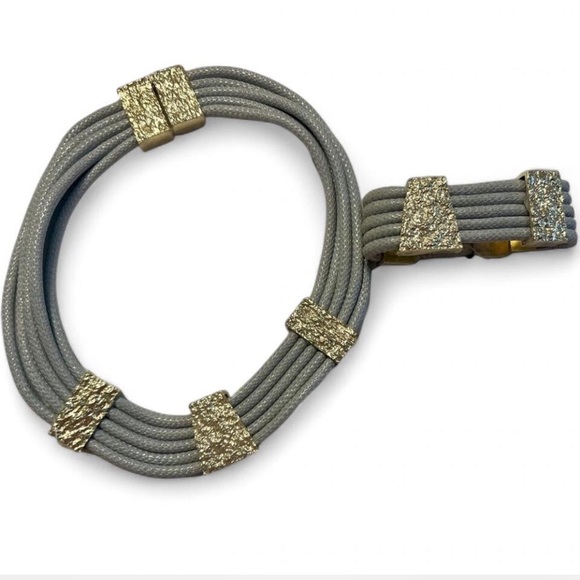 Avon Corded Necklace Bracelet Bundle Magnetic Closure Milano by Nanni NWT - Picture 1 of 5